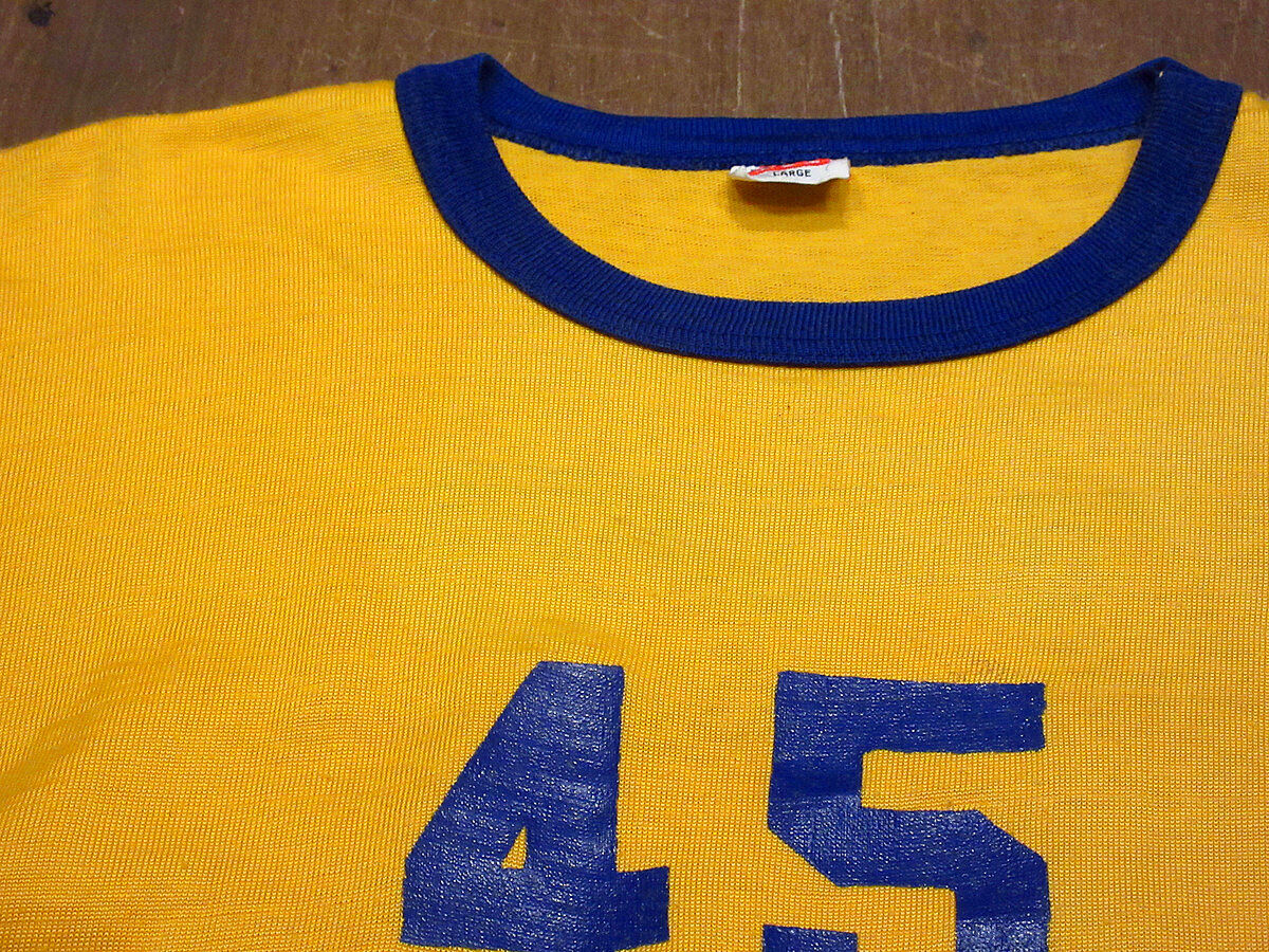 50s 60s ナイロン レーヨン ゲームシャツ ヴィンテージ Mason Vintage 60's Mason Athletic Wear Jersey Nylon T Shirt 4 MG