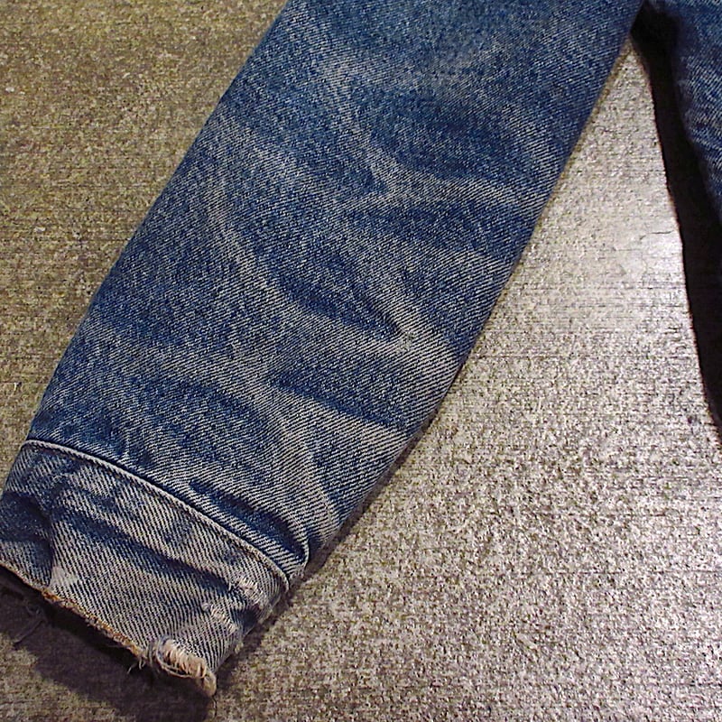 USA製 70401 LEVIS ハチノス ヴィンテージ 裏地チェック Gジャン fit=scale-down,w=1200