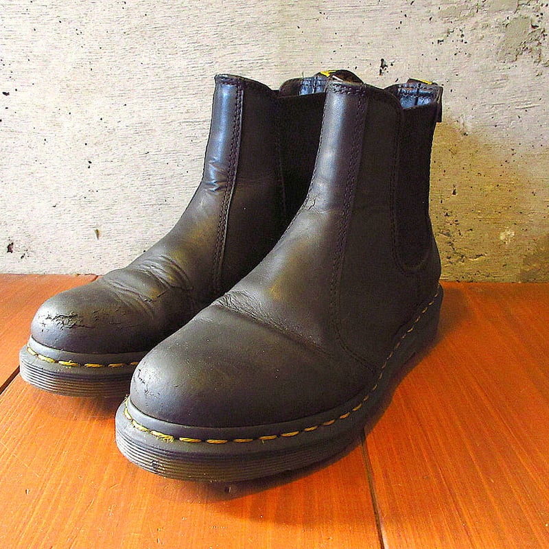 Dr. Martens サイドゴアブーツ 黒 レザー（ドクターマーチン