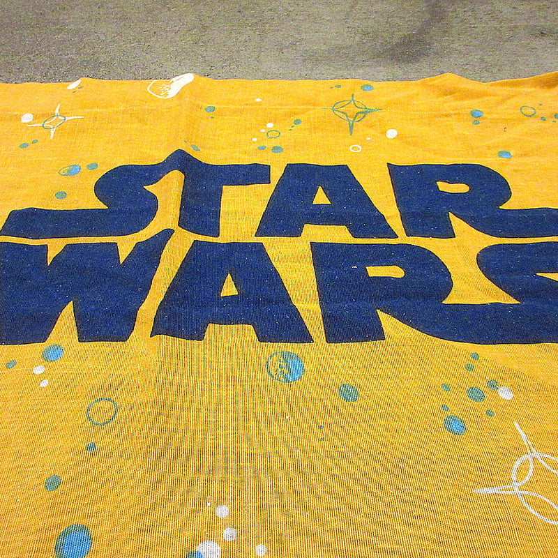 ビンテージ70's○STAR WARSベッドシーツsize 210cm×150cm○22031 ビンテージ70's○STAR WARSベッドシーツsize 210cm×150cm○22031
