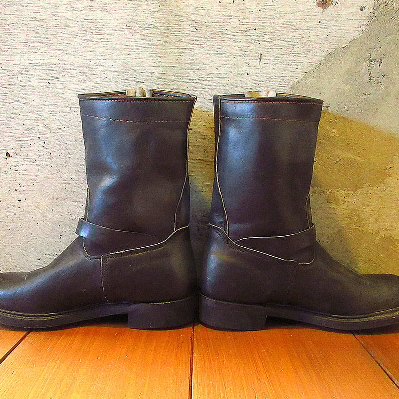 ペコスブーツ ワークブーツ エンジニアブーツ 黒 ビンテージ vintage fit=scale-down,w=1200
