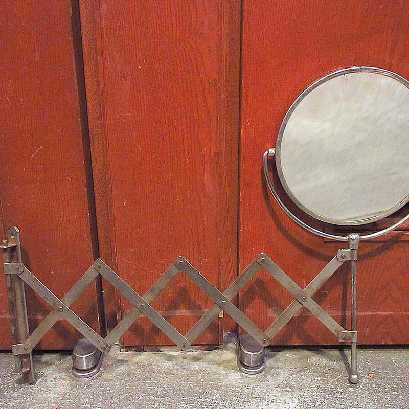 ビンテージピルケ-ス(七宝焼? ミラー付き　ア-ルデコ?) ビンテージ凸面鏡ミラー通販 中目黒に実店舗あり LCK 0590