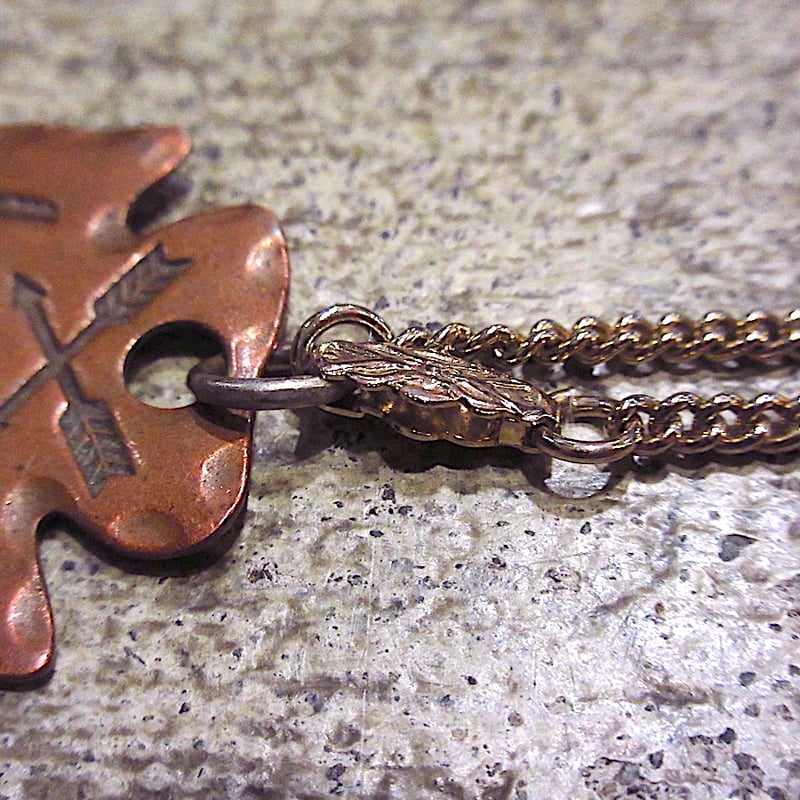 ビンテージ○サンダーバードモチーフカッパーネイティブネックレス  