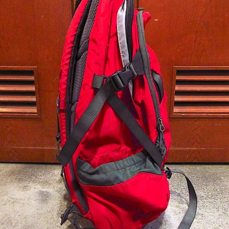 ビンテージ●Patagoniaナイロンバックパック赤●230309m3-bag-bp鞄リュックアウトドア雑貨