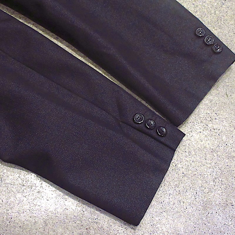 ビンテージ60's○2Bスーツツーピース黒○241111z1-m-suitセットアップ