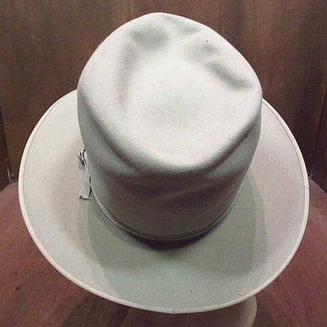 ビンテージ50's●箱付きSTETSON OPEN ROADフェドラハット7 5/8●200917n6-m-ht-flt 1950sステットソンオープンロードフェルトハット