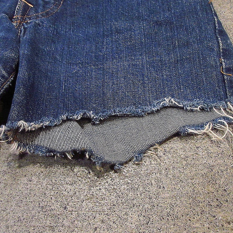 ビンテージ60's○Levi's 501 BIG Eデニムカットオフショーツ実寸W68cm