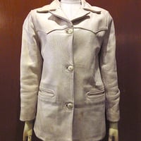 ビンテージ50's●JANSHA TANNING CO.レディースレザーウエスタンジャケット●250212m2-w-jk-ltディアスキンアウター古着