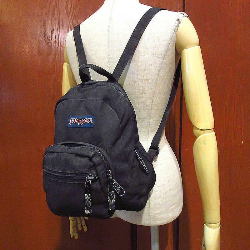 MADE IN U.S.A. JANSPORTキッズナイロンバックパック黒○210509s1-