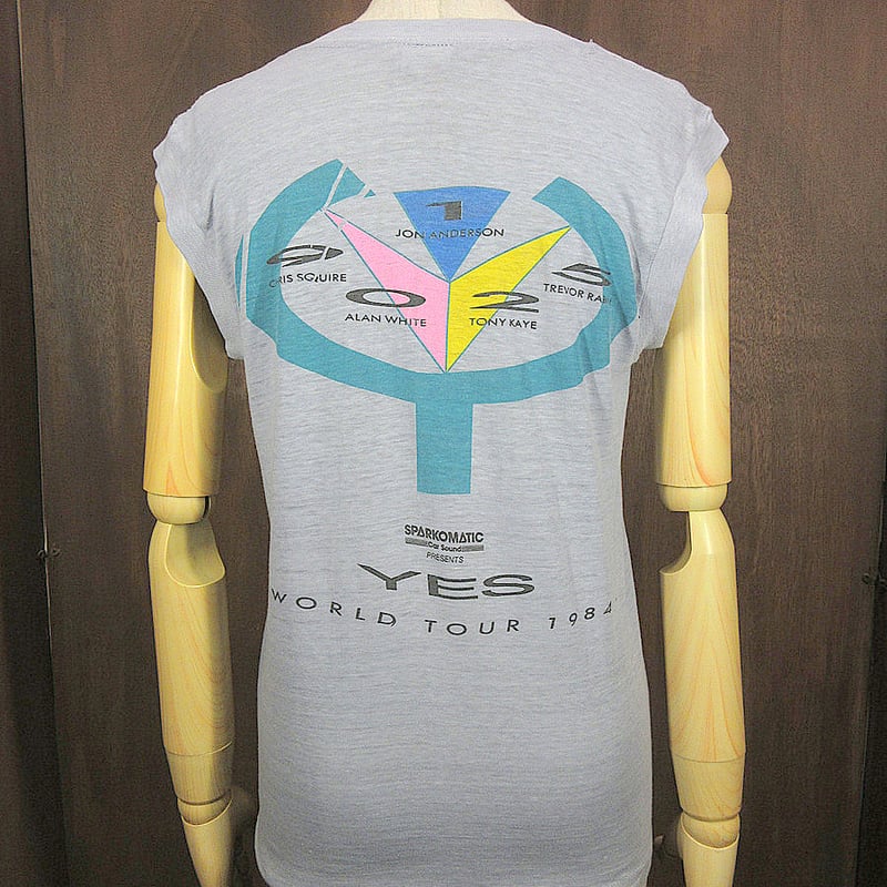 ビンテージ80's○YES 1984年ワールドツアータンクトップsize M