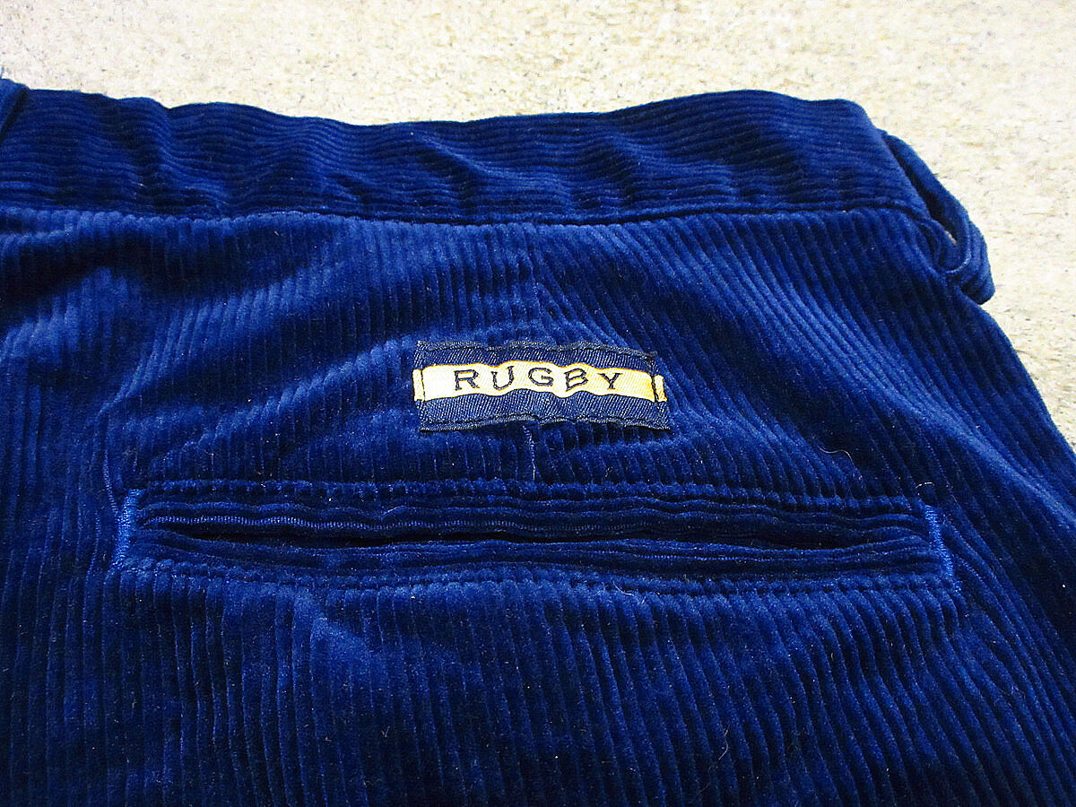 RUGBY RALPH LAUREN太畝コーデュロイパンツ青W30○210716r2-m-pn