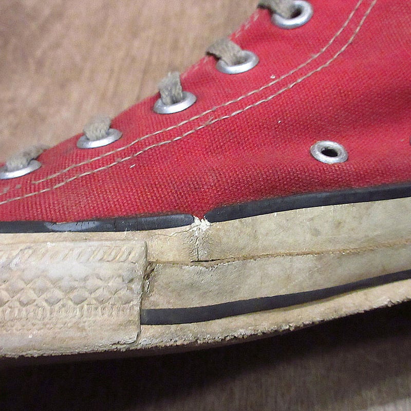 ビンテージ90's○CONVERSEオールスターHI赤size 9 1/2○230924i1-