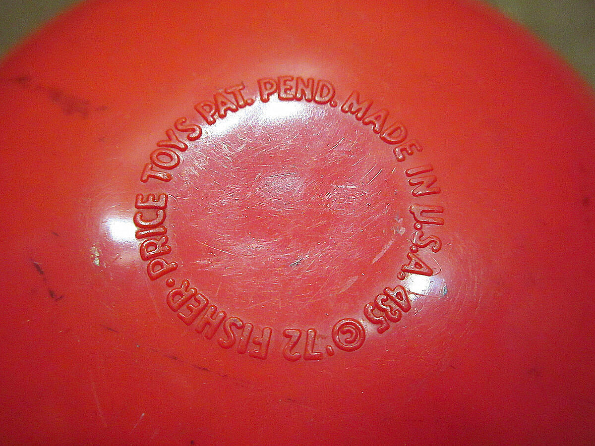 ビンテージ70's○FISHER PRICE Happy Apple○220301i8-obj