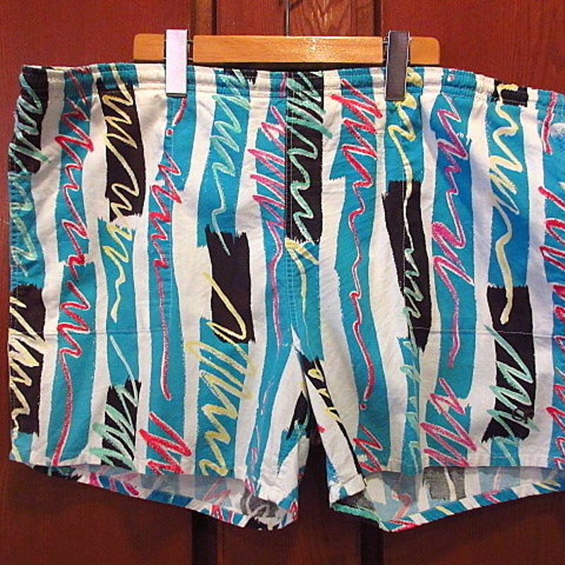 ビンテージ80's○Ocean Pacificスイムショーツsize XL○200607s6-