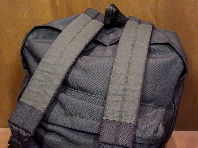 USA製 イーストパック ボトムレザー ブラック 黒 90s USA製 EASTPAKイーストパック ボトムレザー リュックサック