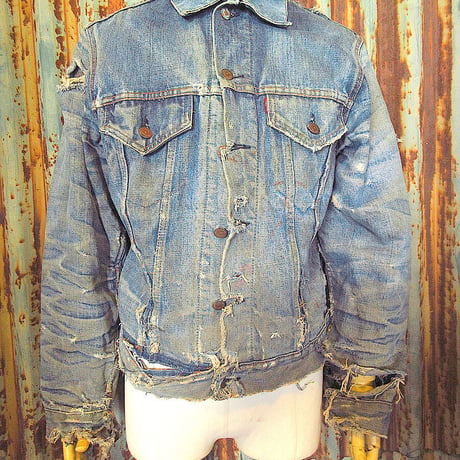 ビンテージ60’s●Levi’s 70505 BIG E●231029j6-m-jk-dnm古着1960sリーバイスブランケット付きビッグE