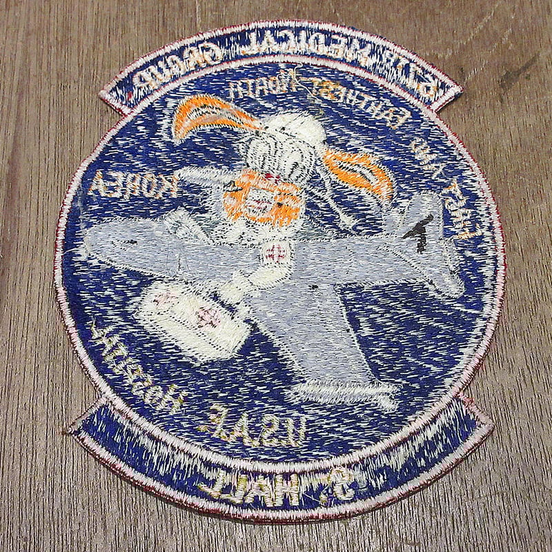 ビンテージ50's○USAF HOSPITAL 67TH MEDICAL GROUPワッペン○