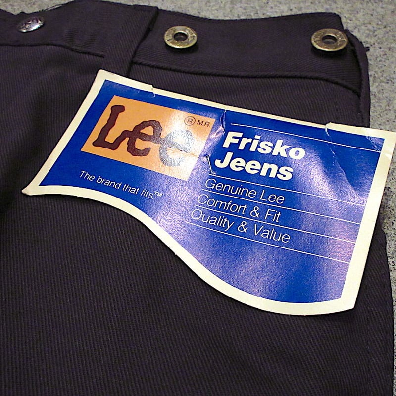 Lee フリスコジーンズ ヴィンテージ ビンテージ80's○DEADSTOCK Leeフリスコジーンズ表記W28 L32