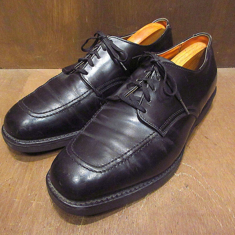 ビンテージ80's○RED WINGプリント羽根タグポストマンシューズ黒 ビンテージ80's○RED WINGプリント羽根タグポストマンシューズ黒