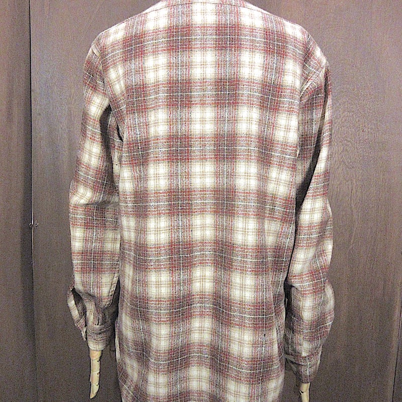 ビンテージ70's○PENDLETONシャドーチェックウールシャツsize M ビンテージ70's○PENDLETONシャドーチェックウールシャツsize M