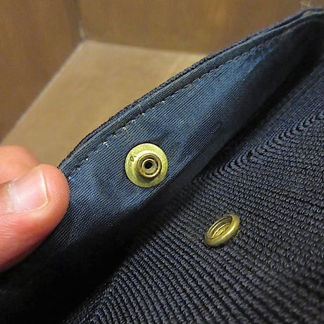 ビンテージ40's50’s●ラメ入りクラッチバッグ黒●250224z5-bag-cltセカンドバッグポーチレトロコード