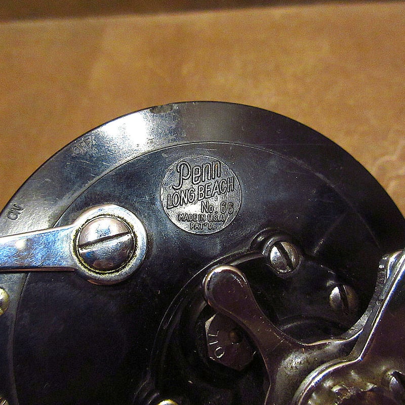 ビンテージ○PEN LONG BEACH No.66両軸リール○220204s8-otdeqp