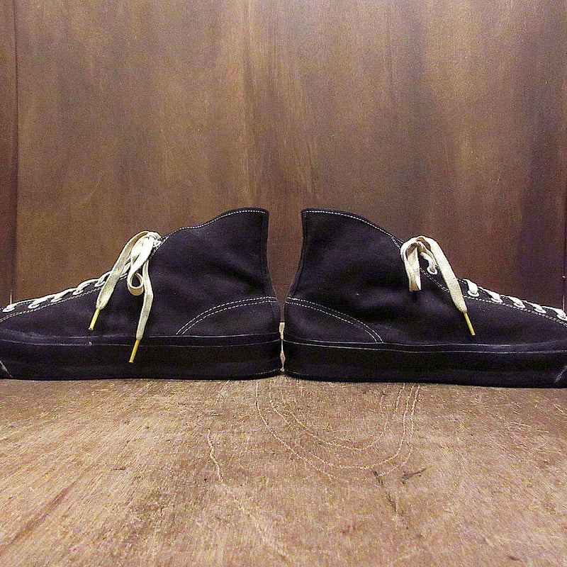 ビンテージ40's○CONVERSEチャックテイラーHI黒size 12○230124k4-m