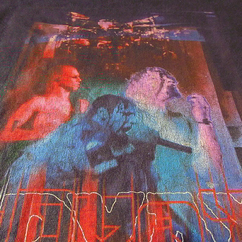 ビンテージ90's-2000's○MUDVAYNEプリントTシャツ黒size L○240707