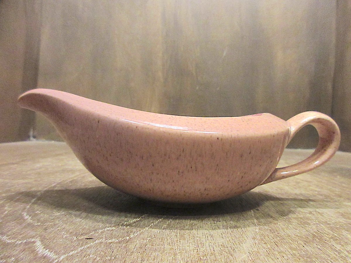 ビンテージ50's○セラミックグレービーボート○260227z4-tbwr陶器食器