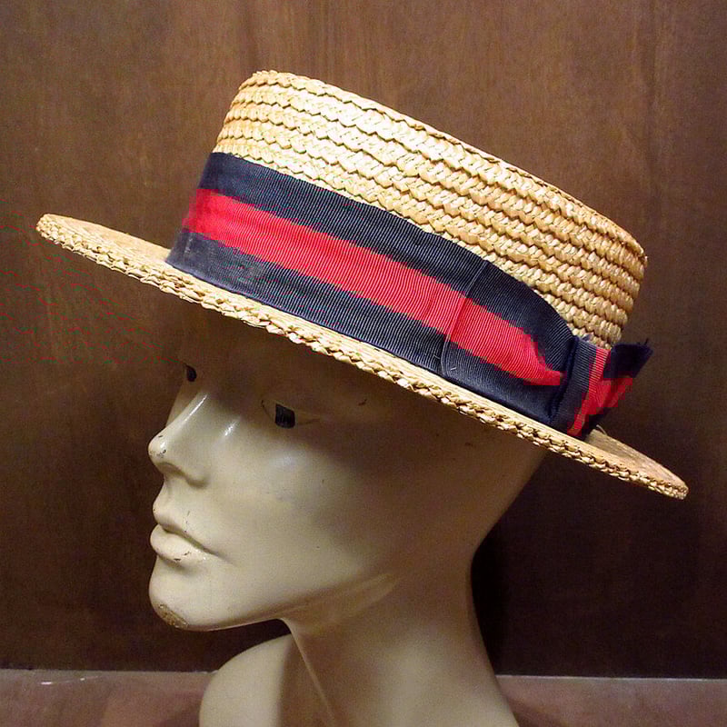 ビンテージ60's○Ponte Rialto VENICE ボーターハット○210526n7- ビンテージ60's○Ponte Rialto VENICE ボーターハット○210526n7-