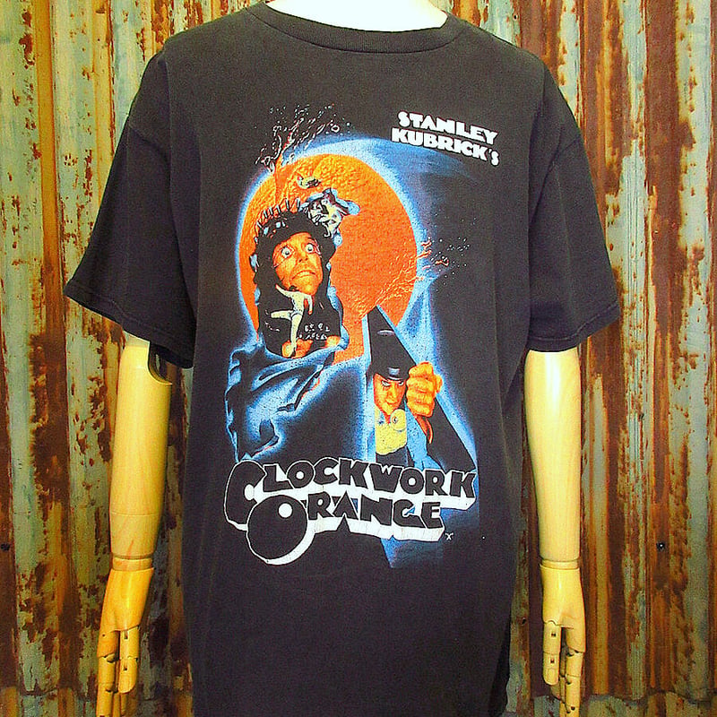 90'sビンテージ古着!アメリカ製 Clockwork Orange Tシャツ 90'sビンテージ古着!アメリカ製 Clockwork Orange Tシャツ
