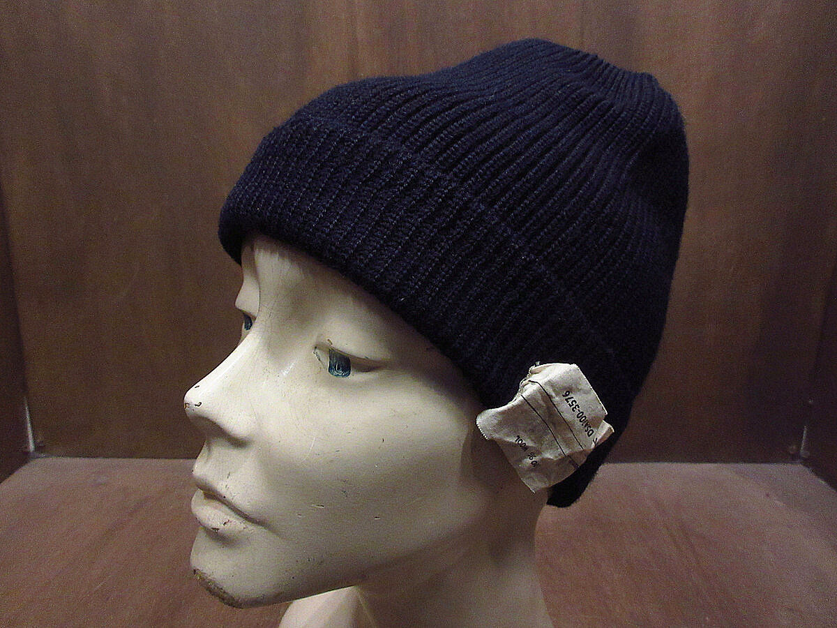 USNAVY ワッチキャップ 米軍 Vintage 1940s】アメリカ海軍 ワッチキャップ 《U.S. Navy ウール ニット
