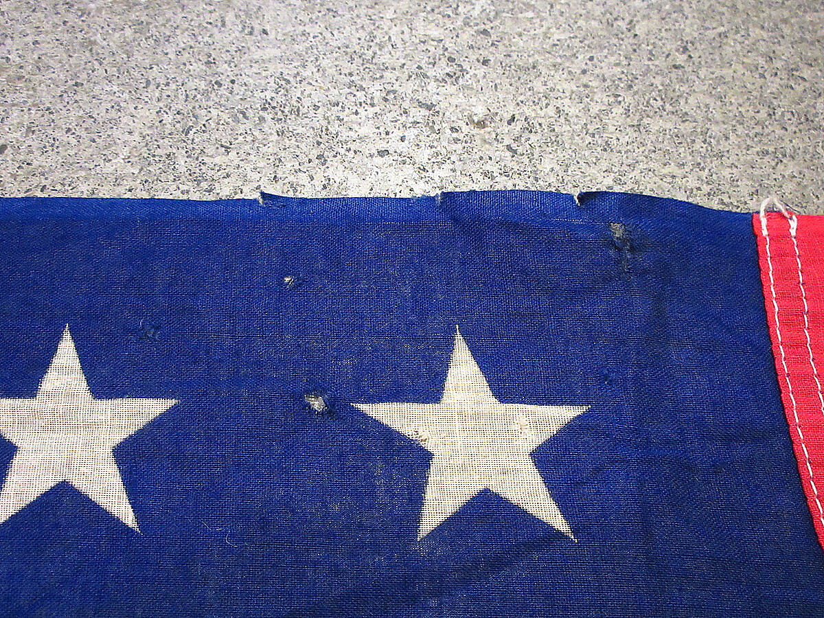 ビンテージ40's50's○48星アメリカ星条旗 約84.5cm×約150cm○221030i