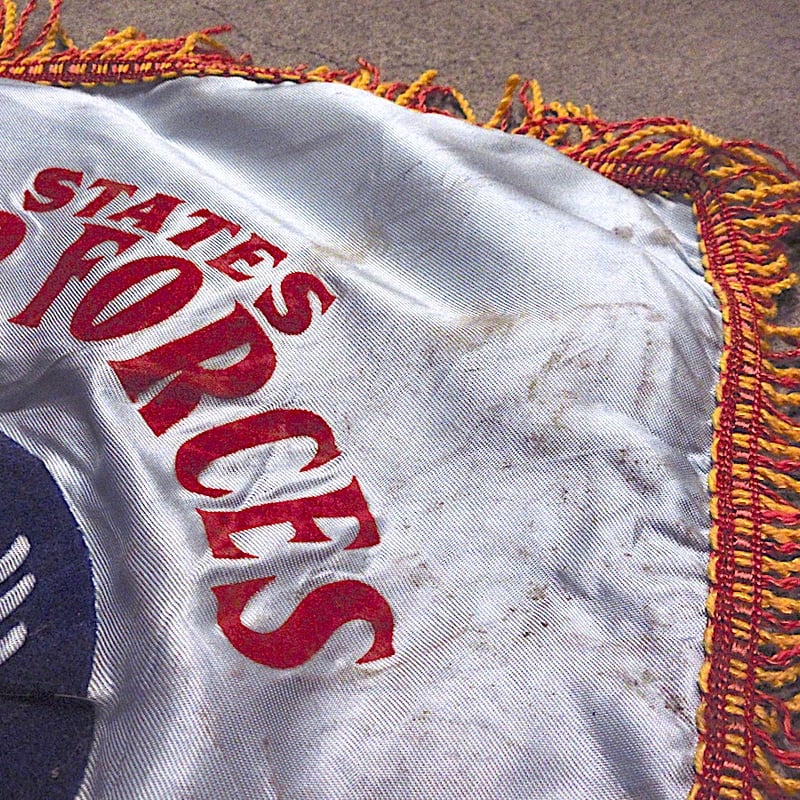 ビンテージ40's50's○USAFスーベニアピローケース○260123m3-otclctミリ