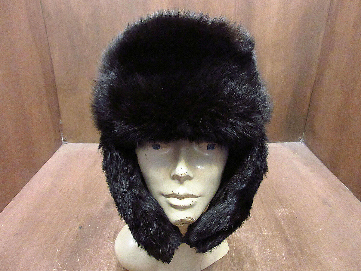 本皮 ミンク ウシャンカ Ushanka ロシア帽 - 帽子