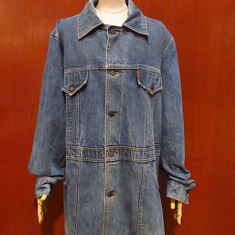 ビンテージ70's●Levi'sデニムブッシュジャケットsize XL●211008r5-m-jk-dnmリーバイス古着ジージャンコートアウター