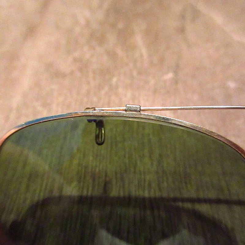 ビンテージ50's60's○ケース付きAmerican Opticalクリップオン48-18○
