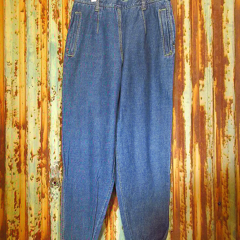 ビンテージ80's○LIZwearデニムスキーパンツ実寸W66cm○240118k8