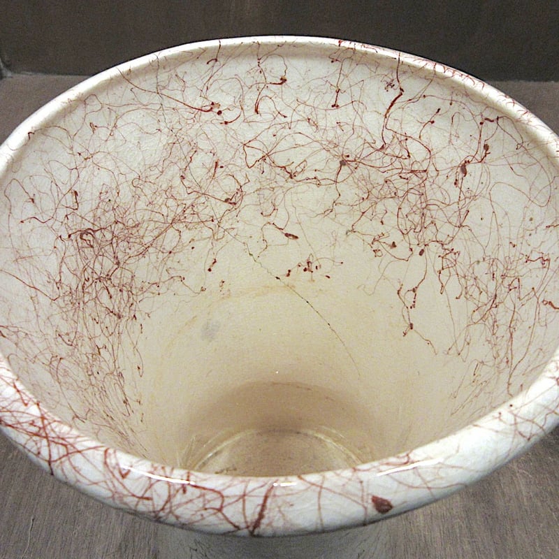 ビンテージ~70's○セラミックフラワーベース○251217z1-otclct花瓶