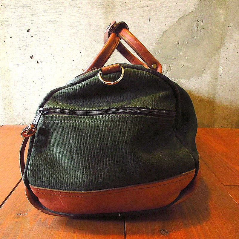 ORVISレザー×キャンバスボストンバッグ○230707k8-bag-bstn鞄 ORVISレザー×キャンバスボストンバッグ○230707k8-bag-bstn鞄