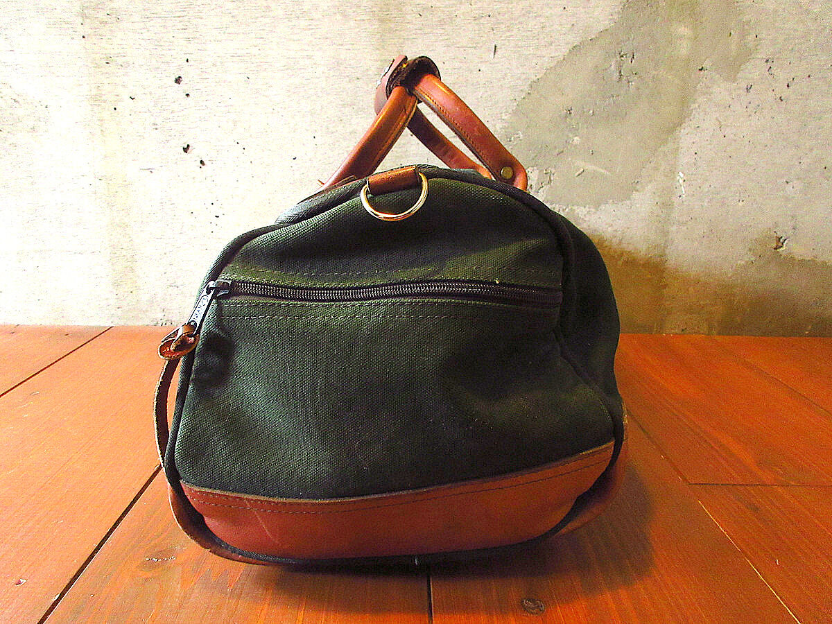 ORVISレザー×キャンバスボストンバッグ○230707k8-bag-bstn鞄 ORVISレザー×キャンバスボストンバッグ○230707k8-bag-bstn鞄