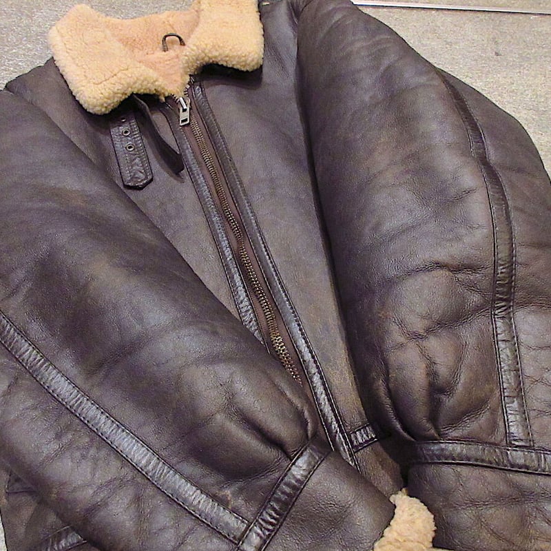 ビンテージ TERRALAM B-3タイプジャケット 古着レザージャケット