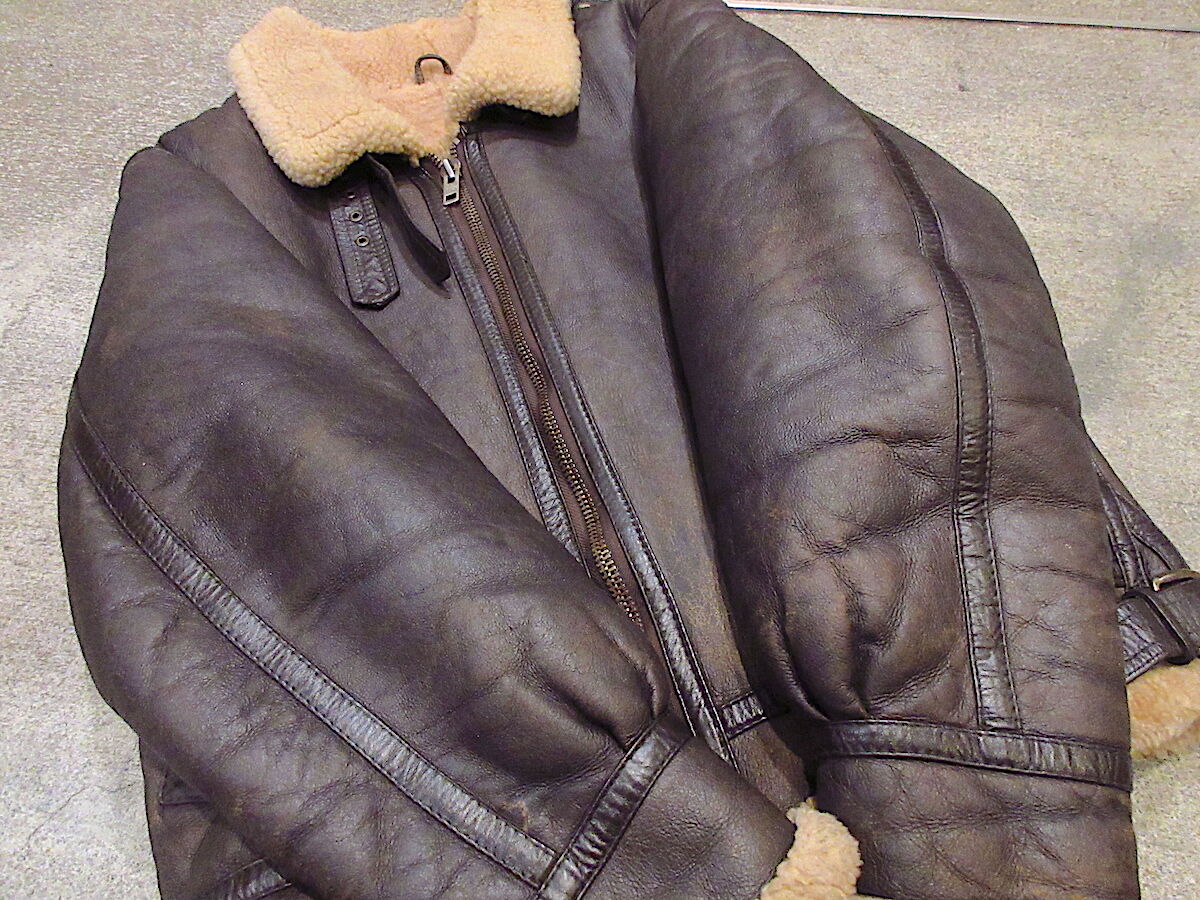 ビンテージTERRALAM B-3タイプジャケット古着レザージャケット