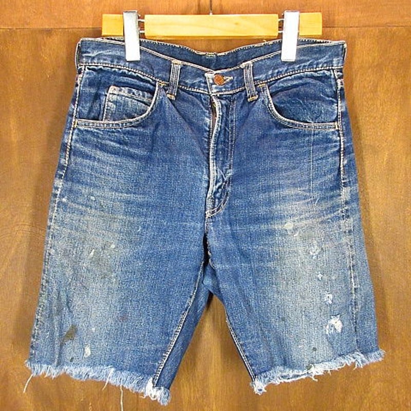 ビンテージ60's○Levi's 605 BIG Eデニムカットオフショーツ ビンテージ60's○Levi's 605 BIG Eデニムカットオフショーツ