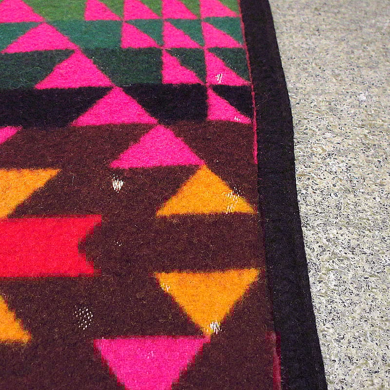 ビンテージ○PENDLETON Beaver Stateネイティブ柄ウールブランケット約