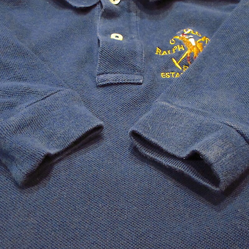 Polo Ralph Lauren ポロシャツ JAPAN 10 Polo by Ralph Laurenキッズコットンポロシャツ紺size 12M○22121
