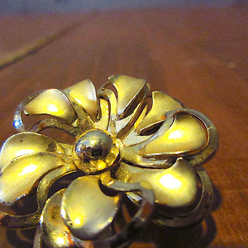 ビンテージ○フラワーブローチ3点セット○251005z8-brc花レトロ