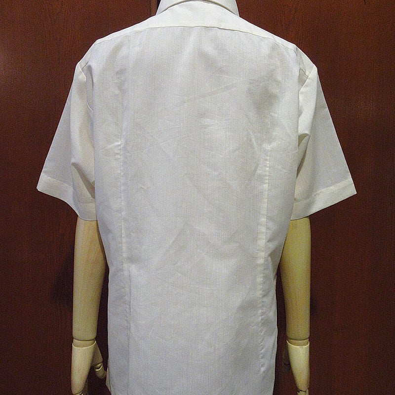 ビンテージ70's○刺繍入り半袖バロンタガログ薄黄size L○230802i4-m