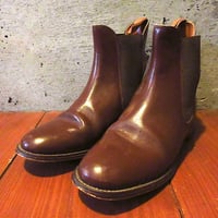 ビンテージ70's●サイドゴアブーツ茶size 6 1/2●260520j5-m-bt-245cm古着1970s靴
