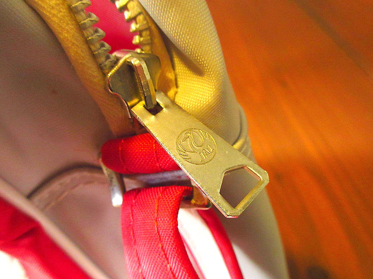 ビンテージ70's○JALエアラインバッグ赤×白○231107k7-bag-shd 1970s